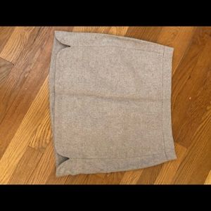 J crew lined wool skirt oatmeal heather 8